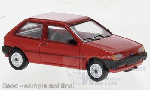 PCX-Models 870461 - Ford Fiesta MK III rot 1989 H0 1:87