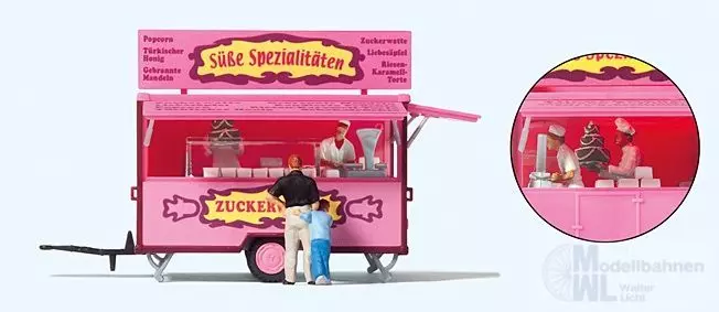 Preiser 10748 - Verkaufswagen Süßwaren H0 1:87