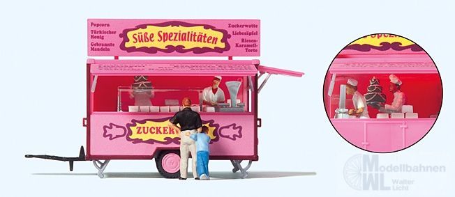 Preiser 10748 - Verkaufswagen Süßwaren H0 1:87 Preiser 10748 - Verkaufswagen Süßwaren H0 1:87