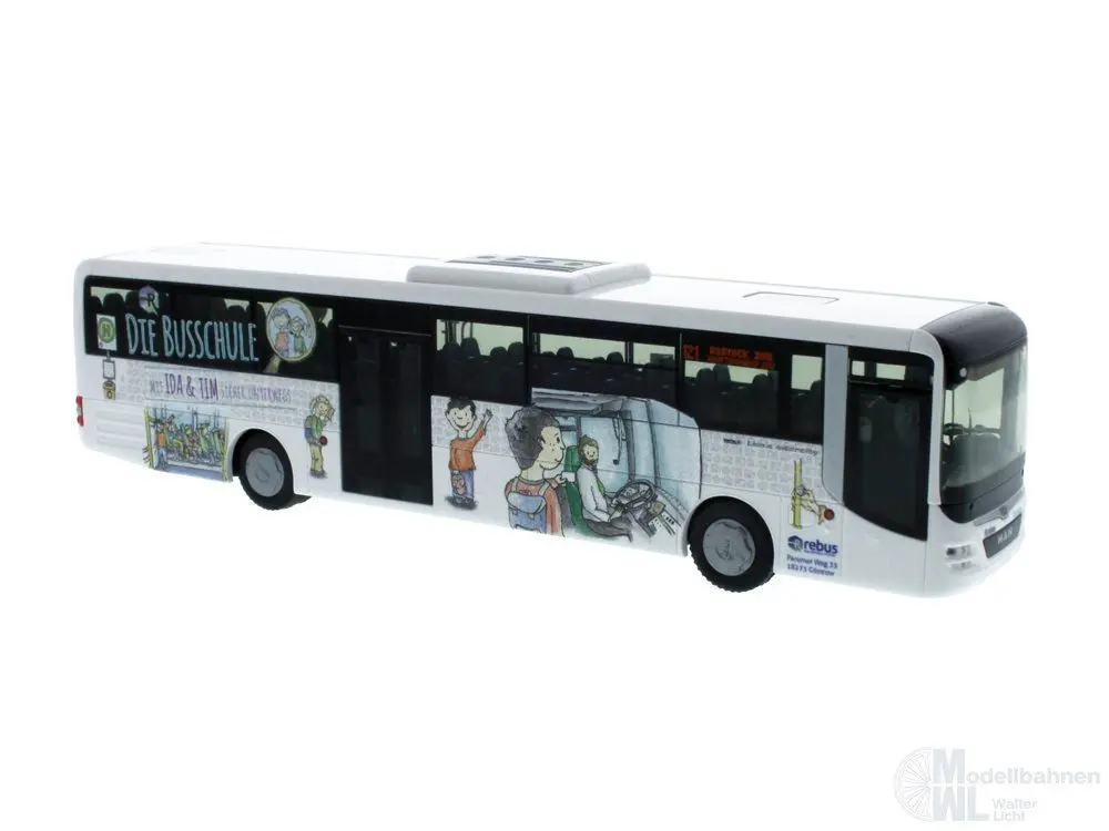 Rietze 74707 - MAN Lion´s Intercity rebus Rostock H0 1:87