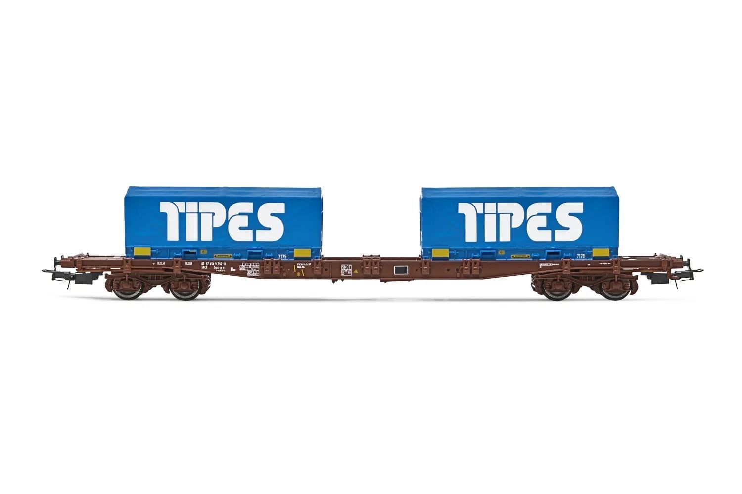 Jouef 6260 - Containertragwagen SNCF Ep.V TIPES H0/GL