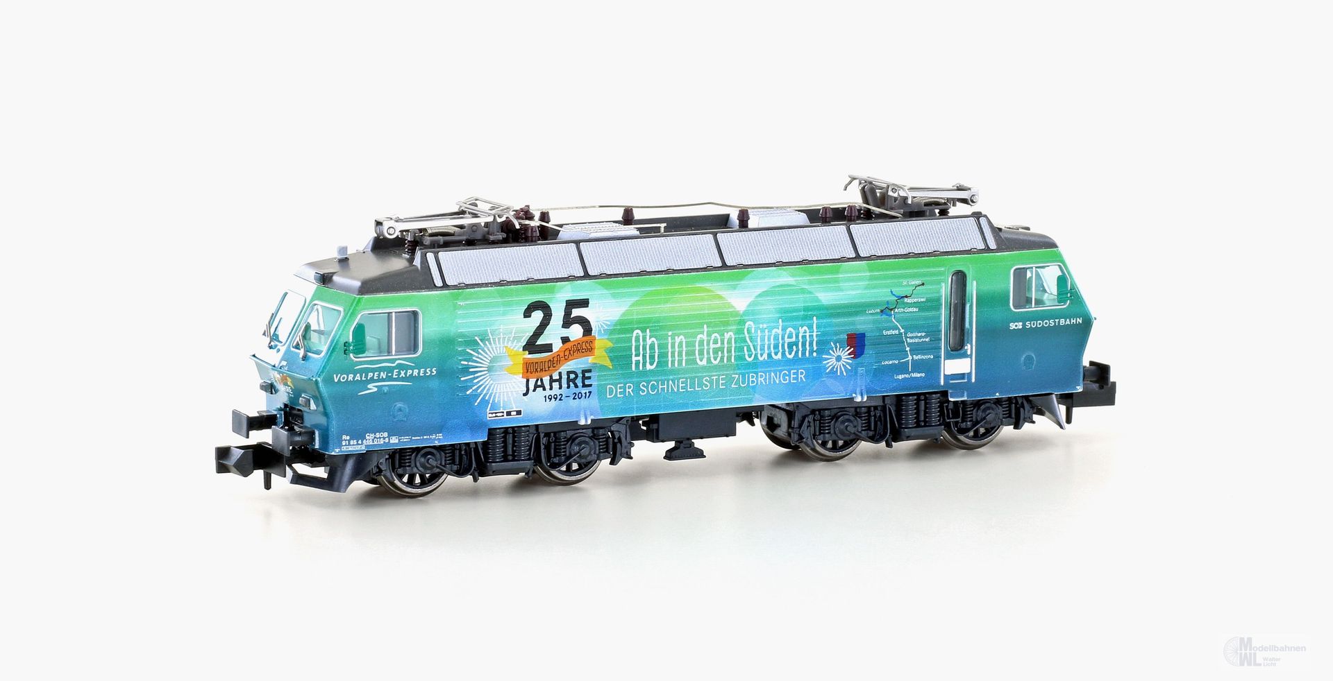 Hobbytrain 28407S - E-Lok Re 446 SOB Ep.VI 25 Jahre Voralpen-Express N 1:160 Sound