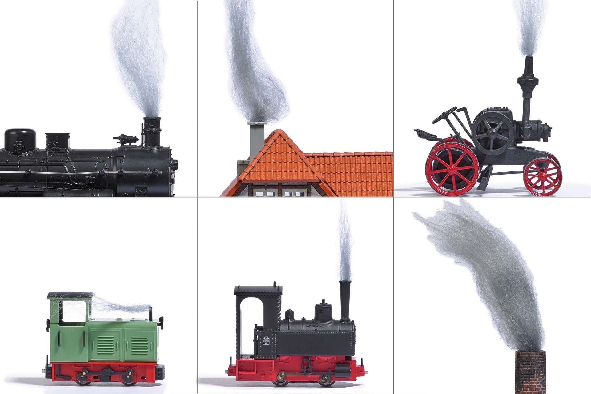 Busch 7588 - Rauchwolle H0 1:87 / TT 1:120 / N 1:160 / Z 1:220 Busch 7588 - Rauchwolle H0 1:87 / TT 1:120 / N 1:160 / Z 1:220