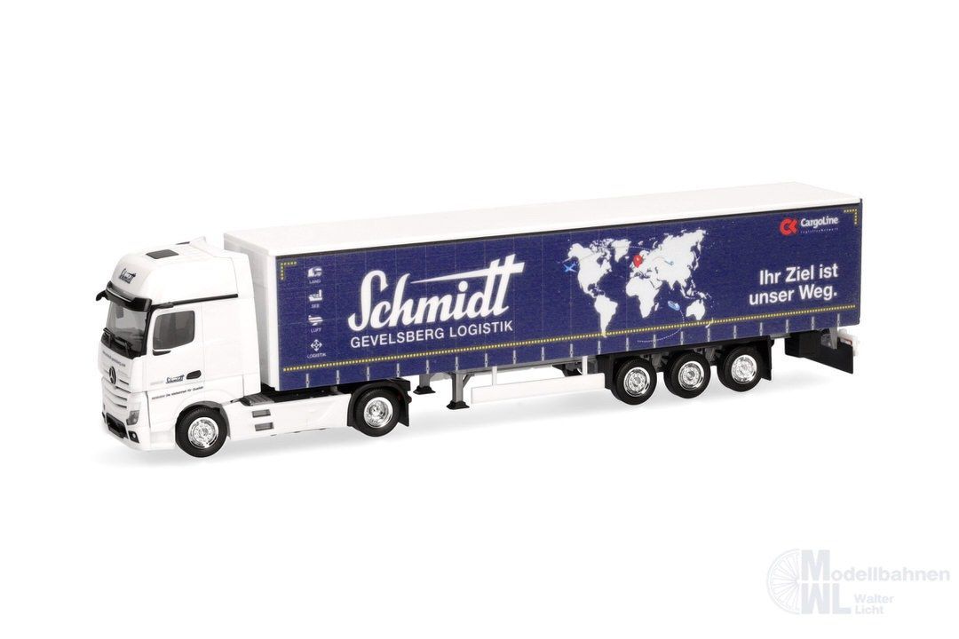 Herpa 319362 - Mercedes-Benz Actros L Gig GaPlSz Schmidt H0 1:87 Herpa 319362 - Mercedes-Benz Actros L Gig GaPlSz Schmidt H0 1:87