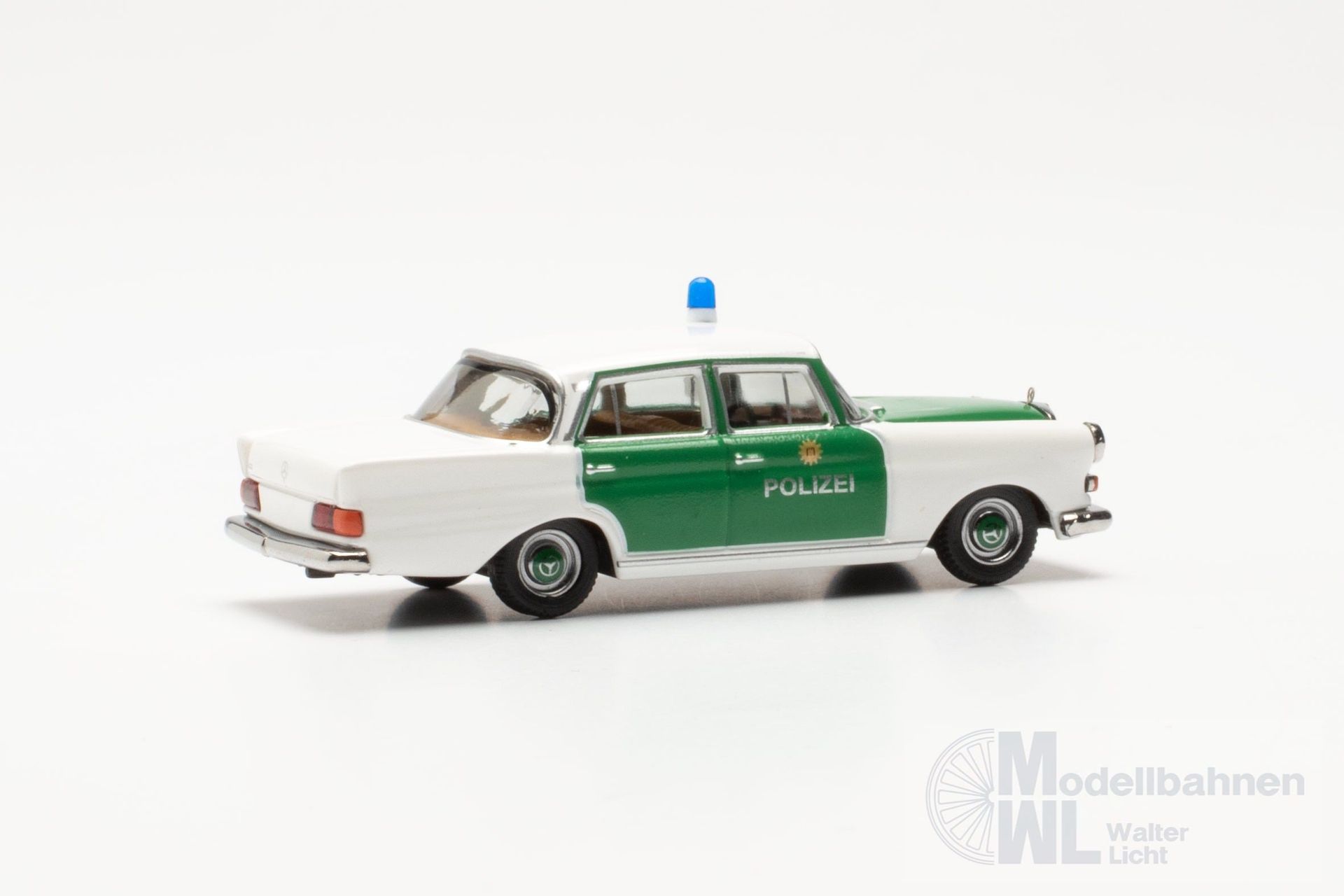 Herpa 097208 - Mercedes-Benz Heckflosse Polizei Hamburg H0 1:87
