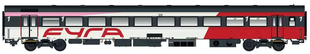 LS Models 44055-3 - Personenwagen ICRm 1.Kl. A NS/FYRA Ep.VI Wg.23 H0/GL
