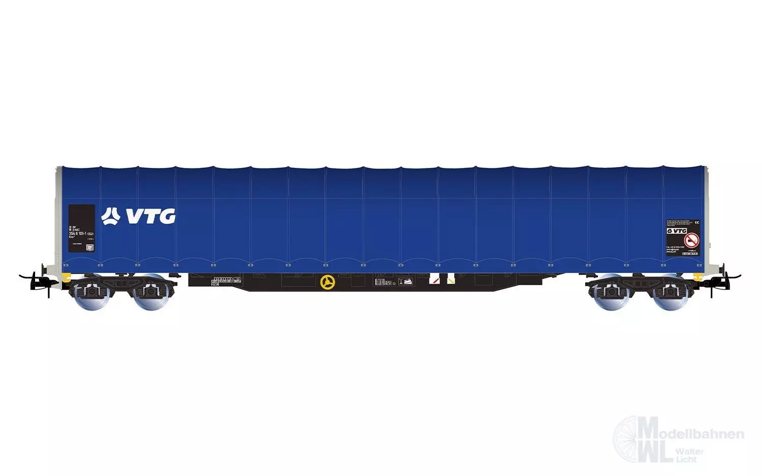 Rivarossi 6717 - Schiebeplanenwagen AAEC Ep.V/VI VTG H0/GL