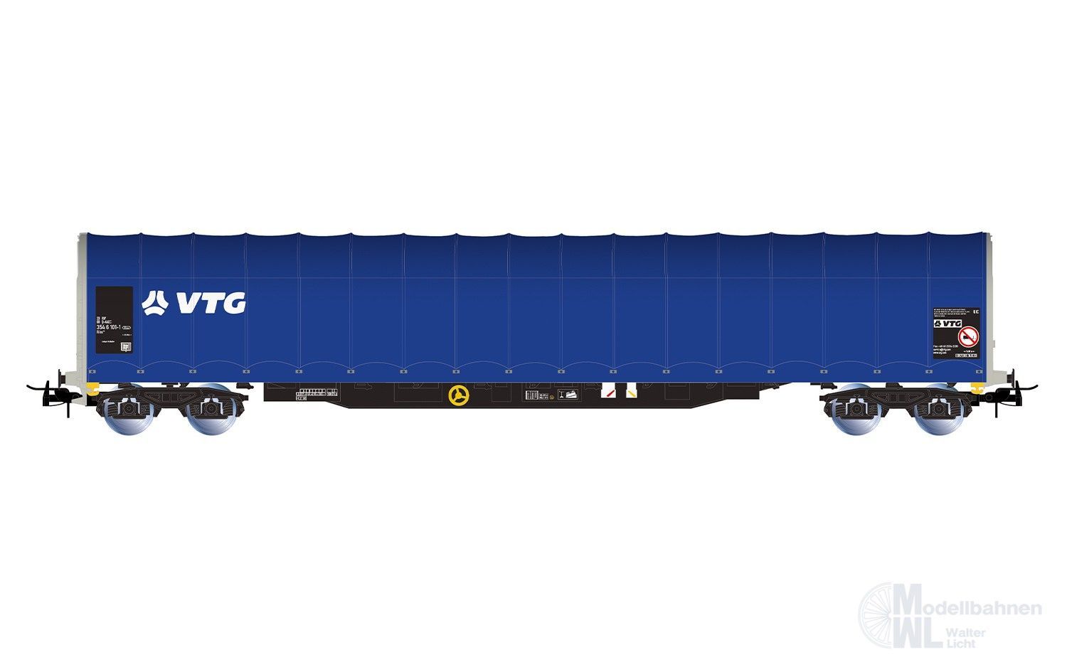 Rivarossi 6717 - Schiebeplanenwagen AAEC Ep.V/VI VTG H0/GL