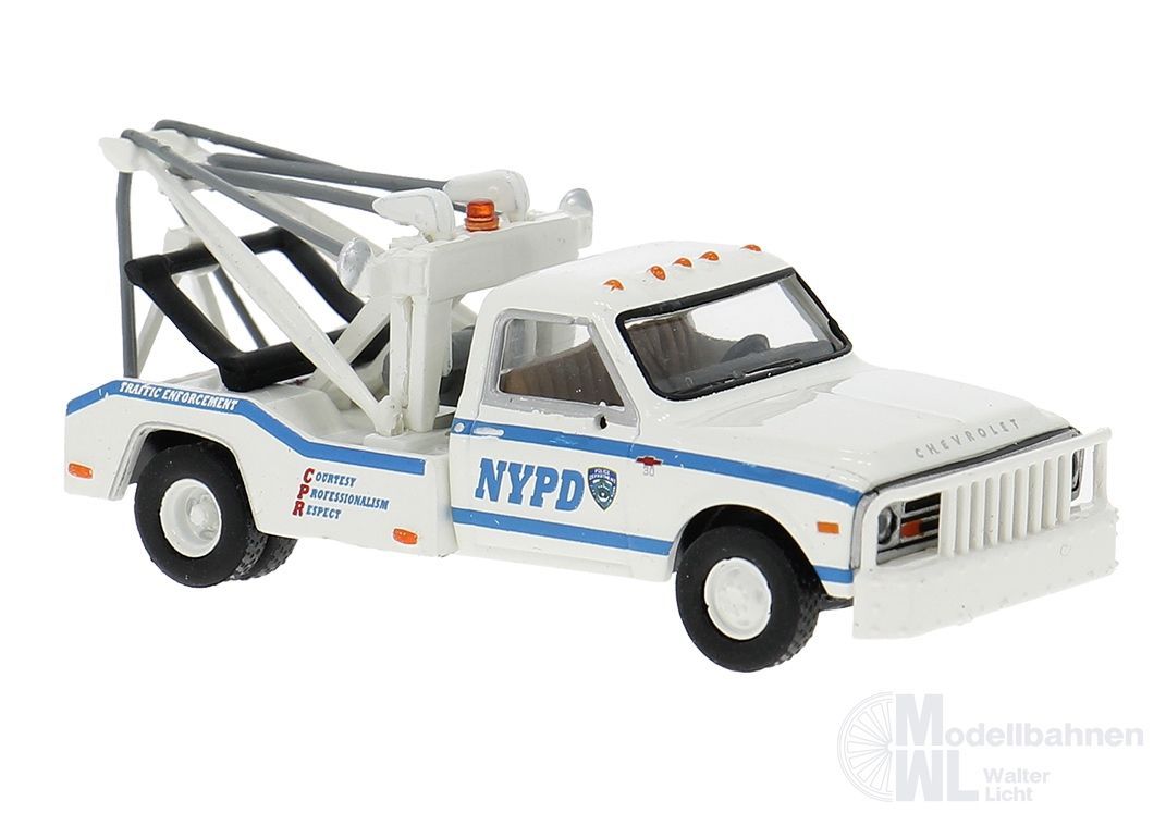 Brekina 19668 - Chevrolet C30 Abschlepper NYPD H0 1:87
