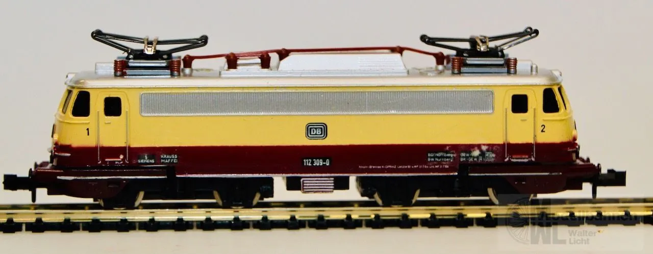 Trix 12930 - MINITRIX - E-Lok BR 112 309-0 DB Ep.IV N 1:160