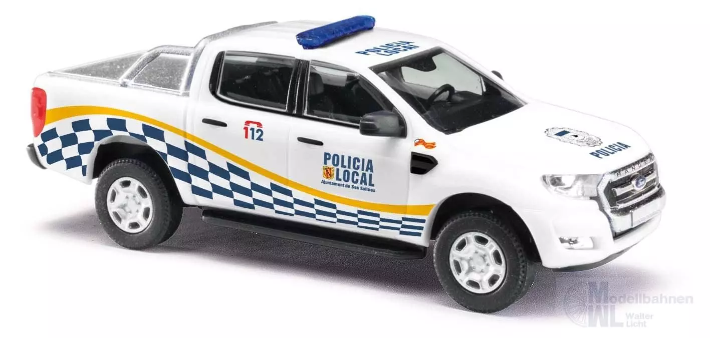 Busch 52828 - Ford Ranger Policia Mallorca H0 1:87