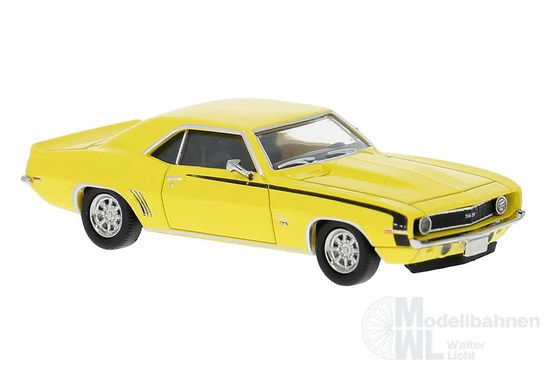 Brekina 18377 - Chevrolet Camaro 1969 gelb H0 1:87
