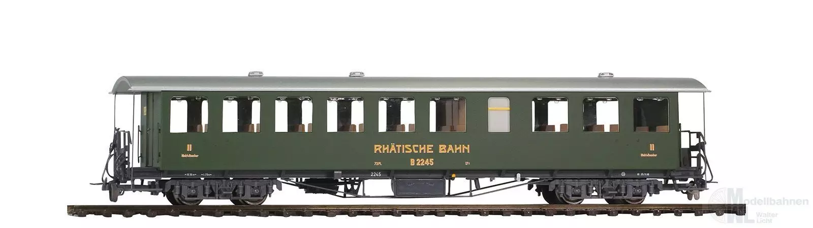 Bemo 3235145 - Nostalgie-Plattformwagen RhB Ep.IV-VI B 2245 H0m