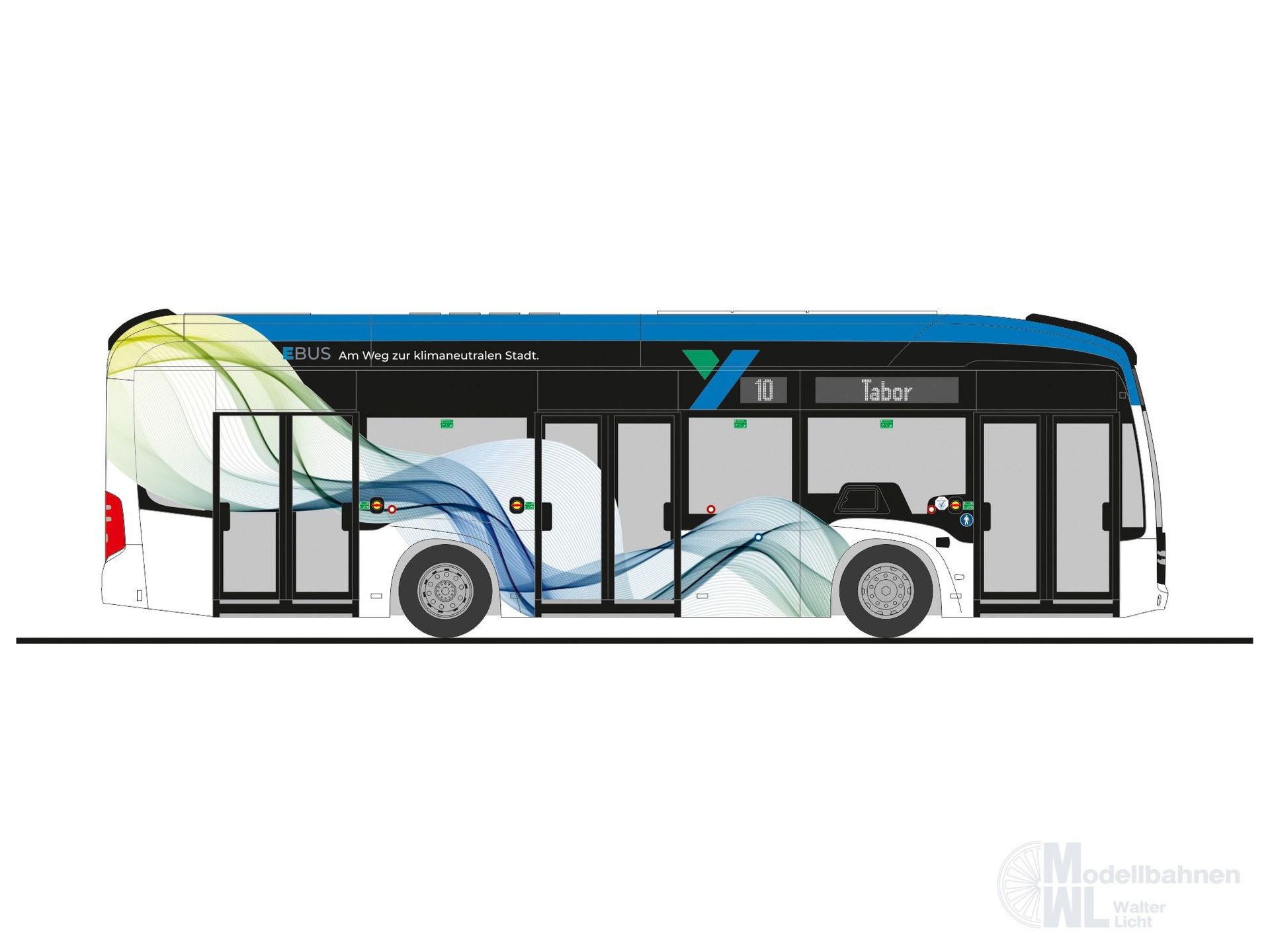 Rietze 75704 - Mercedes-Benz eCitaro K Stadtbetriebe Steyr (AT) H0 1:87