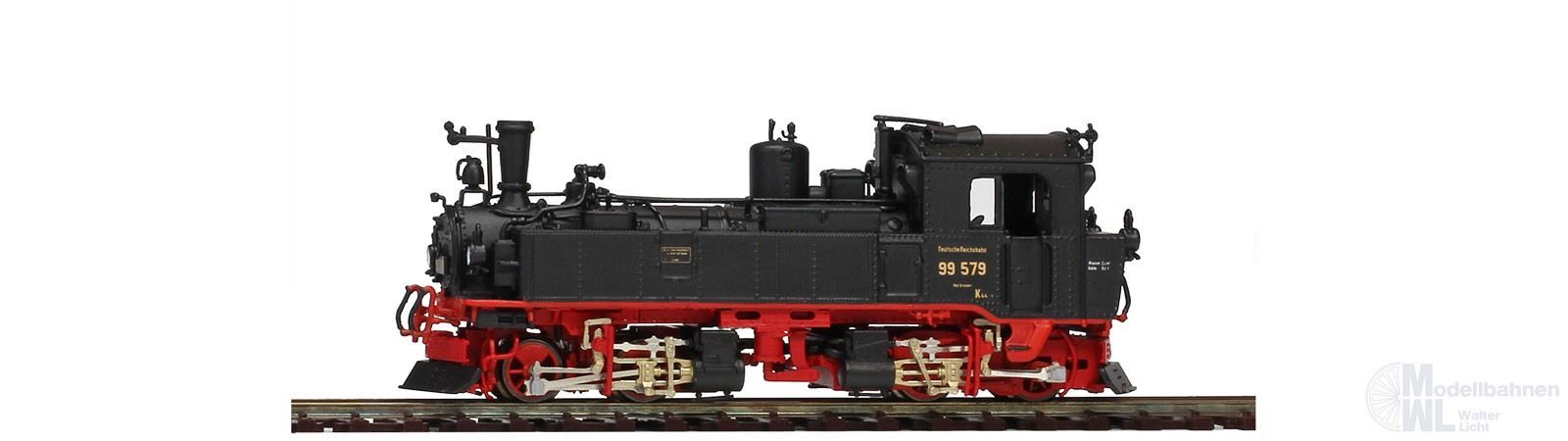 Bemo 1016839 - Dampflok BR 99 579 DRG Ep.II Fertigmodell H0e