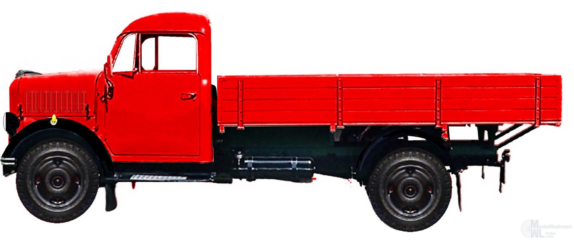 NPE NA88430 - Borgward B 1250 Pritsche rot H0 1:87
