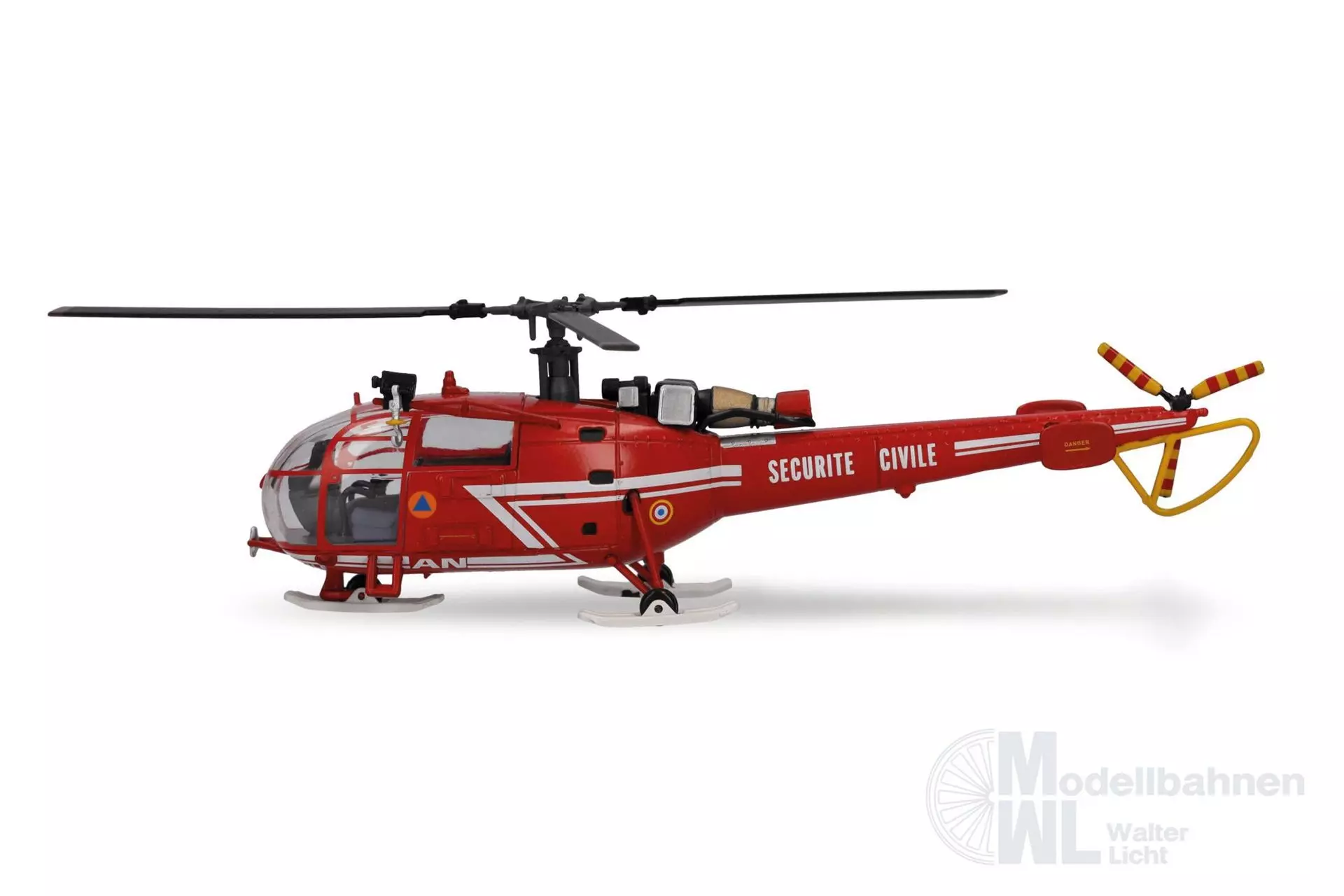 Herpa 580847 - Alouette III Sécurité Civile 1:72