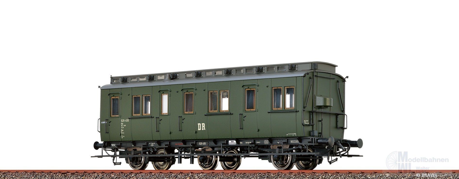 Brawa 45492 - Abteilwagen DR Ep.III B3u H0/GL
