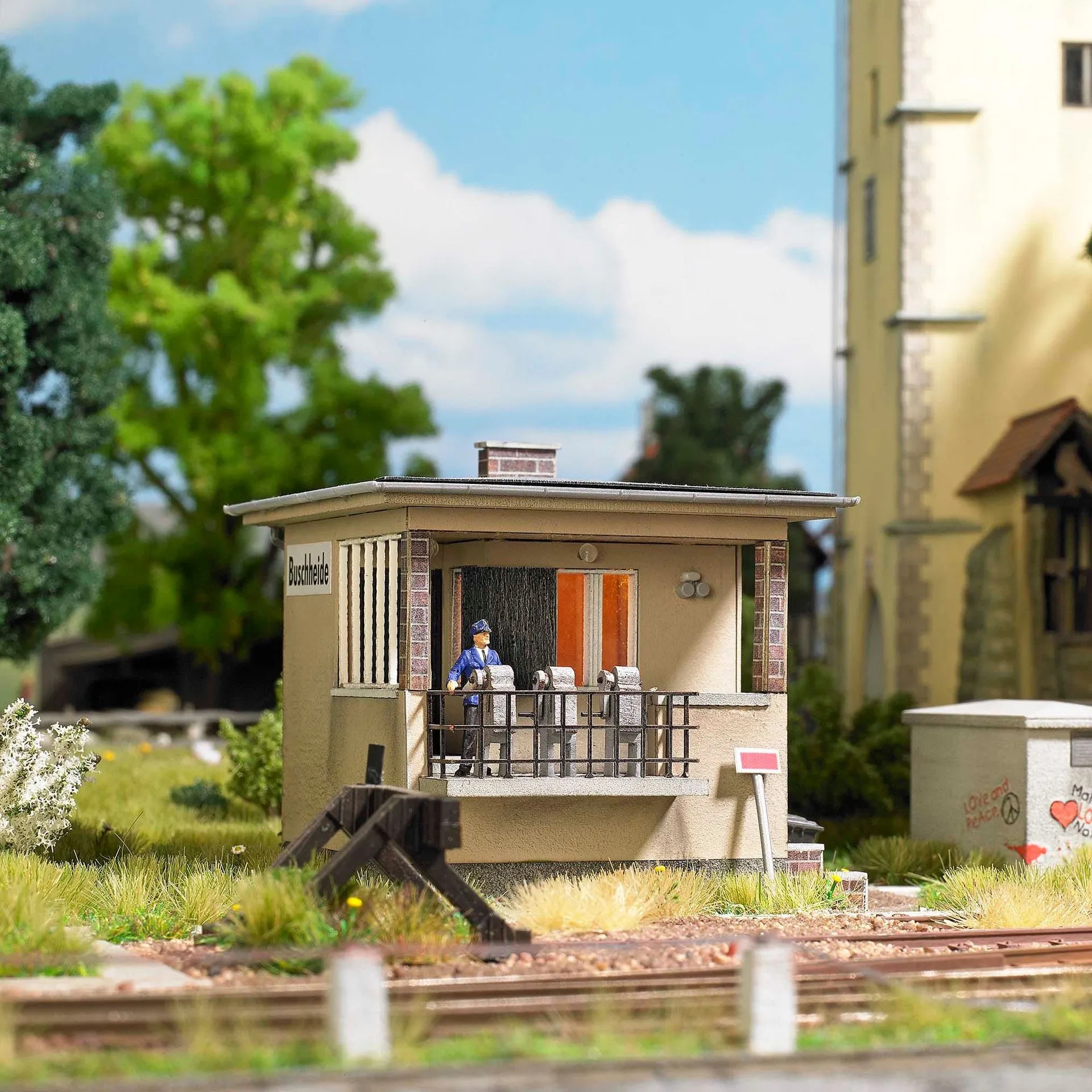Busch 1461 - Schrankenposten H0 1:87
