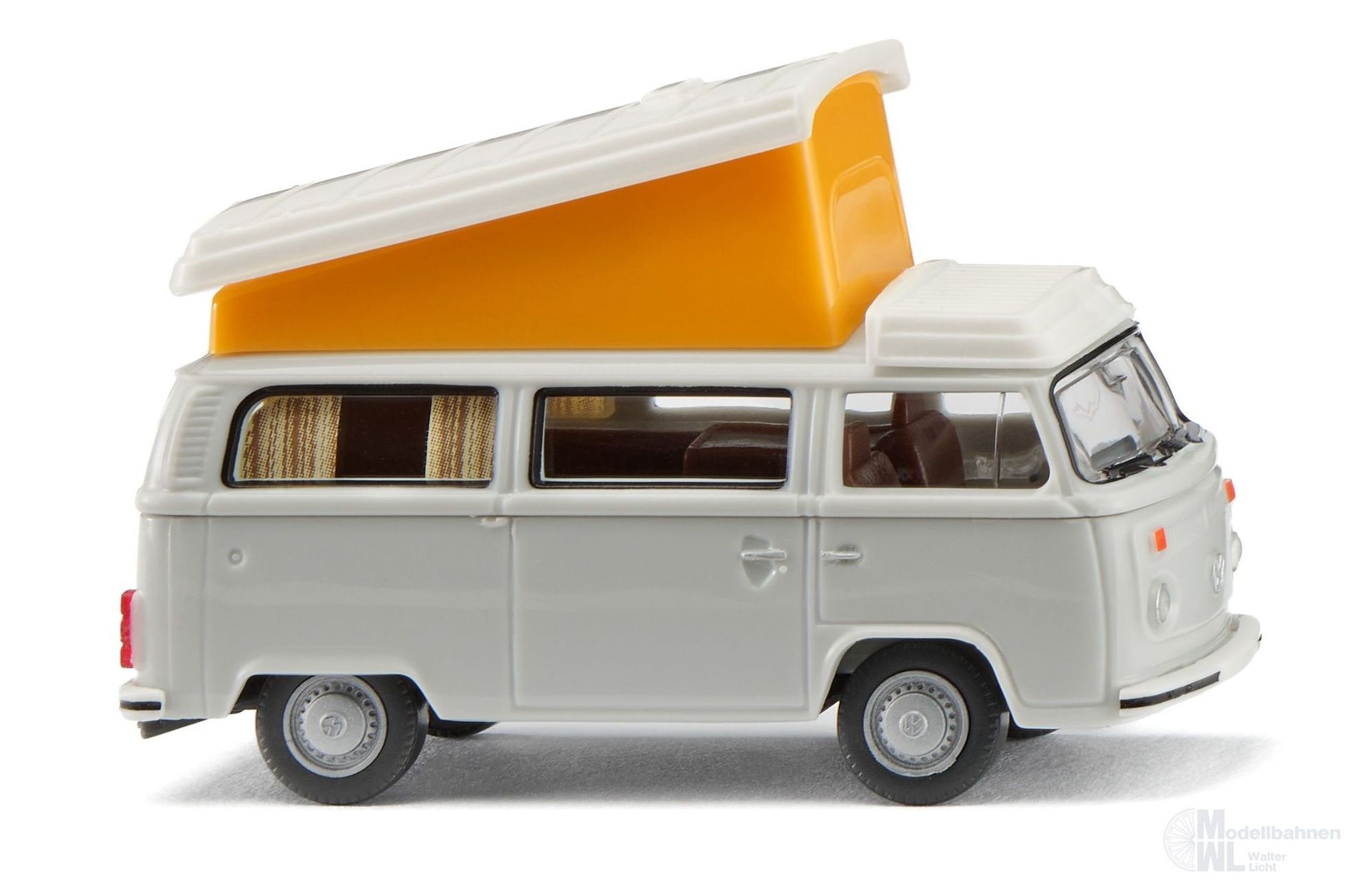 Wiking 031808 - VW T2b Campingbus - lichtgrau H0 1:87