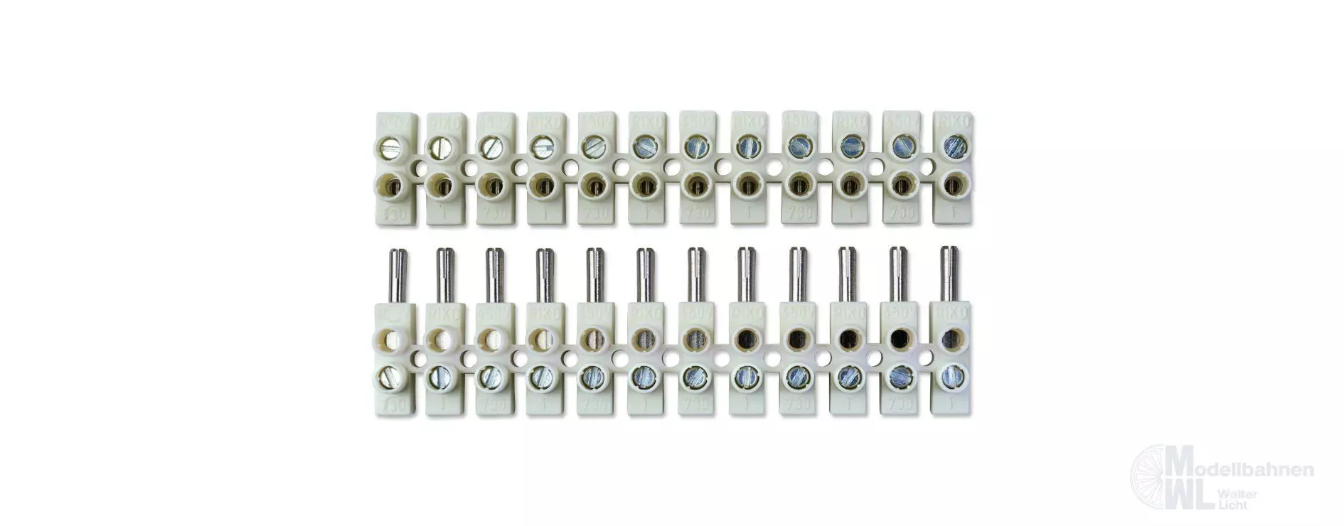 Brawa 3093 - Steckerklemme 12-polig 2-teilig