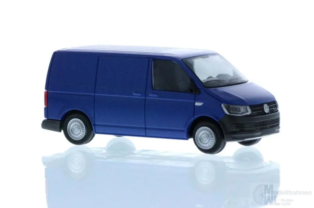 Rietze 11689 - Volkswagen T6 Kasten KR ravennablau H0 1:87