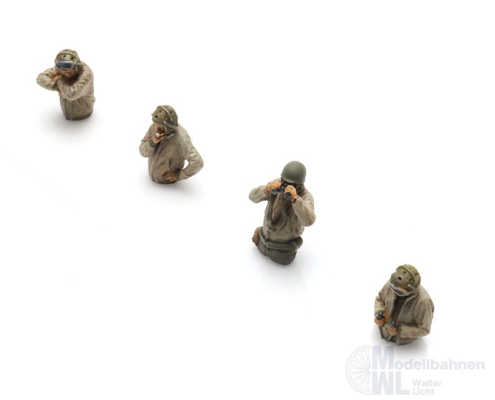 ARTITEC b.v. 5870142 - US tank crew (4x) Fertigmodell H0 1:87 ARTITEC b.v. 5870142 - US tank crew (4x) Fertigmodell H0 1:87