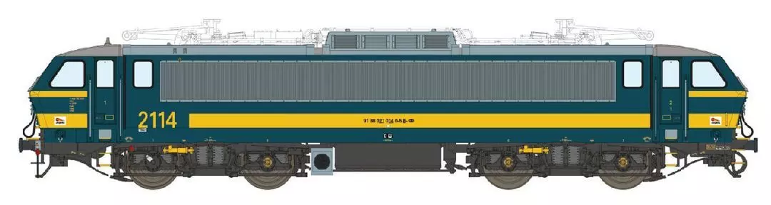 LS Models 12574ACS - E-Lok HLE 21 SNCB Ep.VI H0/WS Sound