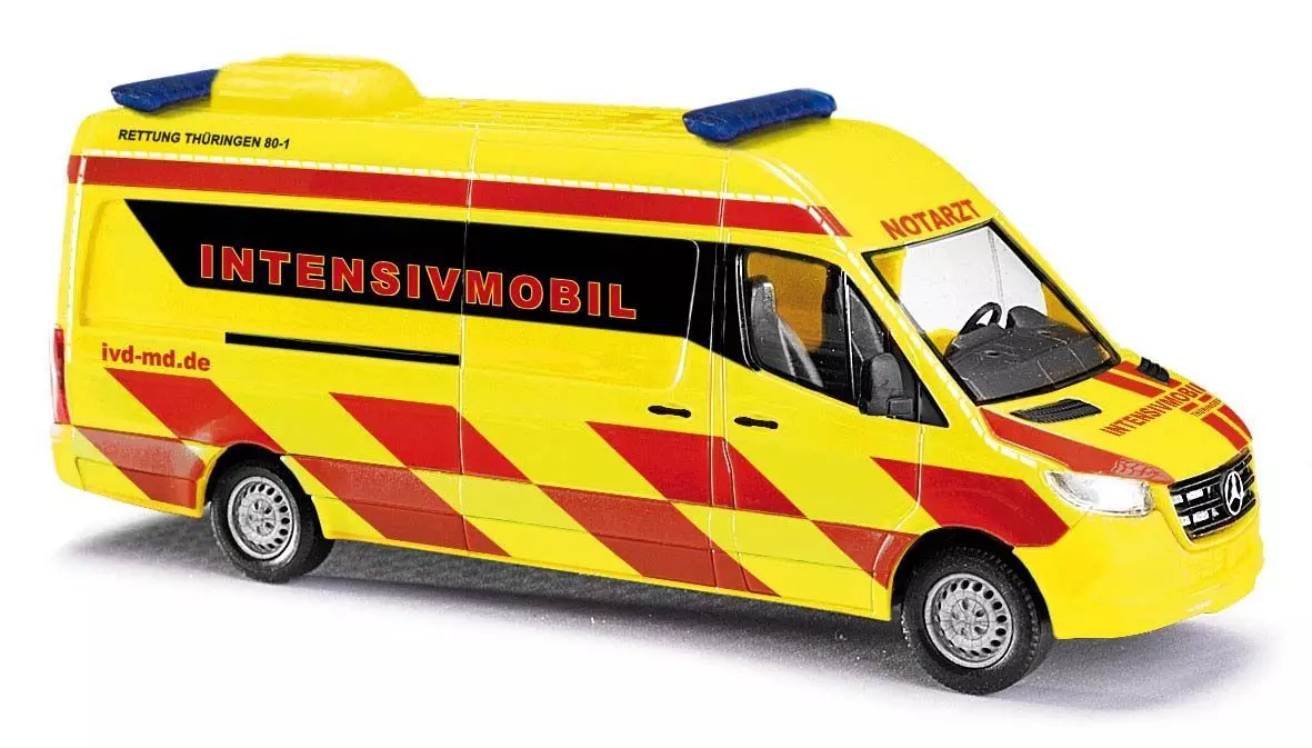 Busch 52618 - Mercedes-Benz Sprinter Intensivmobil H0 1:87