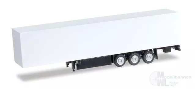 Herpa 084529 - Koffer-Auflieger mit Palettenkasten Inhalt: 2 Stück TT 1:120