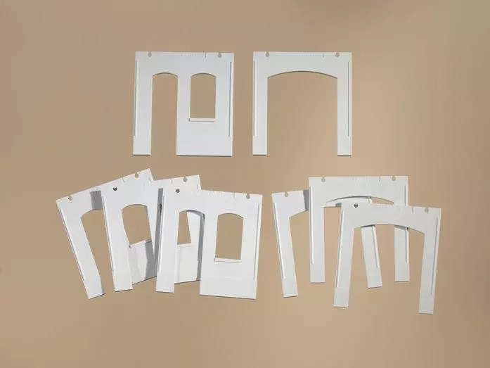 Auhagen 80716 - Wände 2390G und 2390H geputzt Je 46 x 49 mm H0 1:87