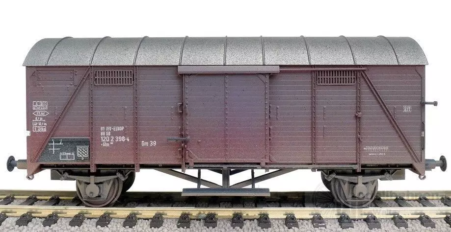 Exact Train 22071 - Güterwagen gedeckt DB Ep.IV Bremen Glm gealtert H0/GL