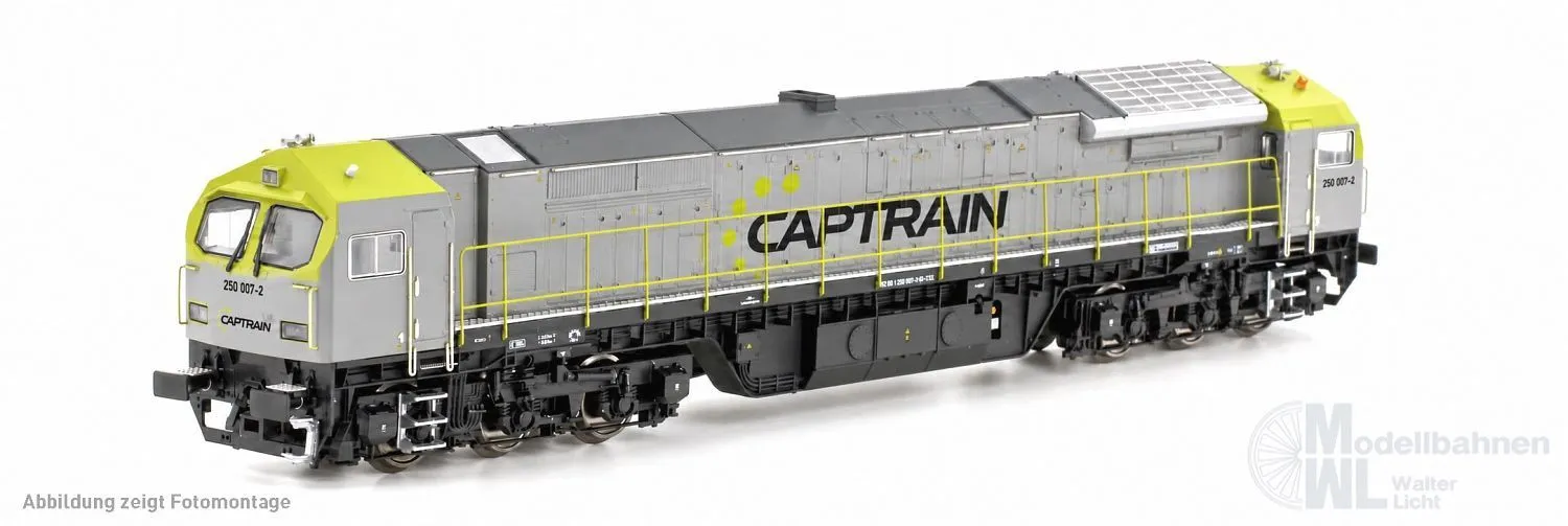 Mehano 55533S - Diesellok DE-AC33C BR 250 007 Captrain Ep.VI Blue Tiger TT 1:120 Sound