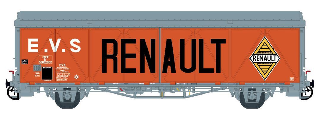 LS Models 30683 - Schiebewandwagen IK SNCF/EVS/Renault Ep.III H0/GL