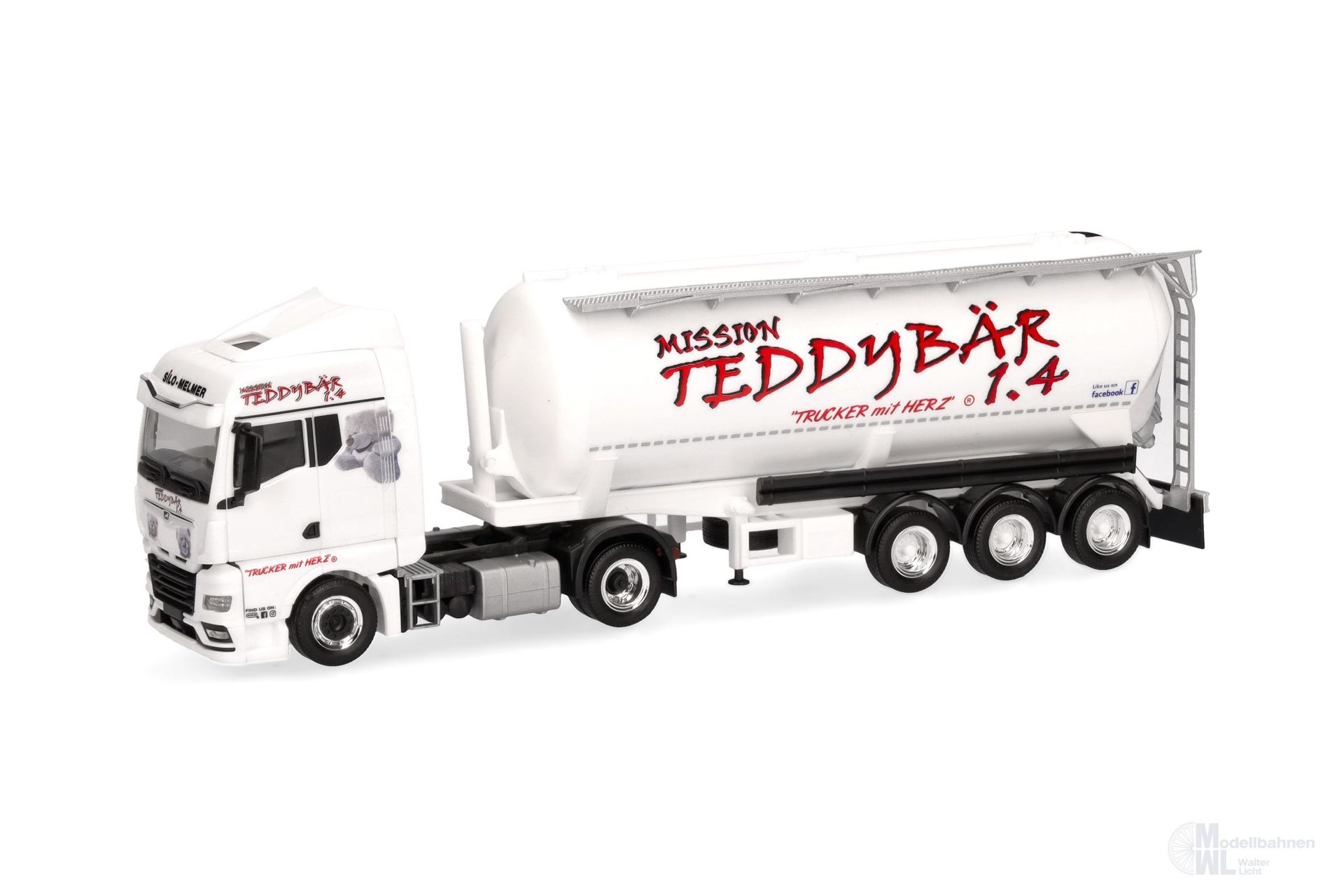 Herpa 318754 - MAN TGX GM Silo-Sz Melmer H0 1:87