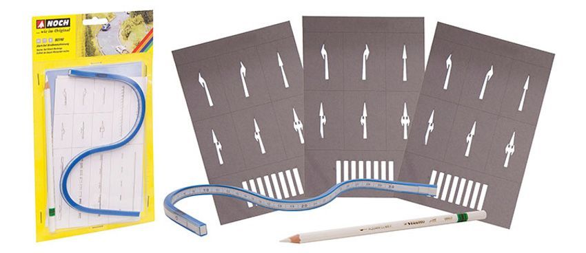 Noch 60740 - Start-Set Straßenmarkierung H0/TT/N