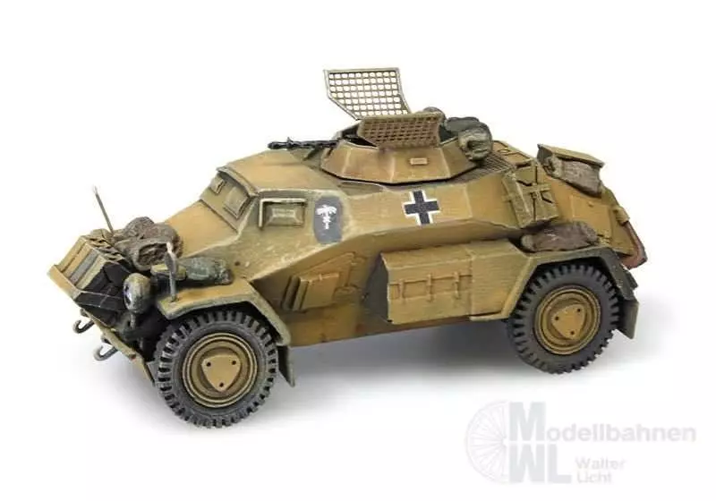 ARTITEC b.v. 387.105-YW - WM Sd. Kfz 221 4-Rad MG34 gelb H0 1:87