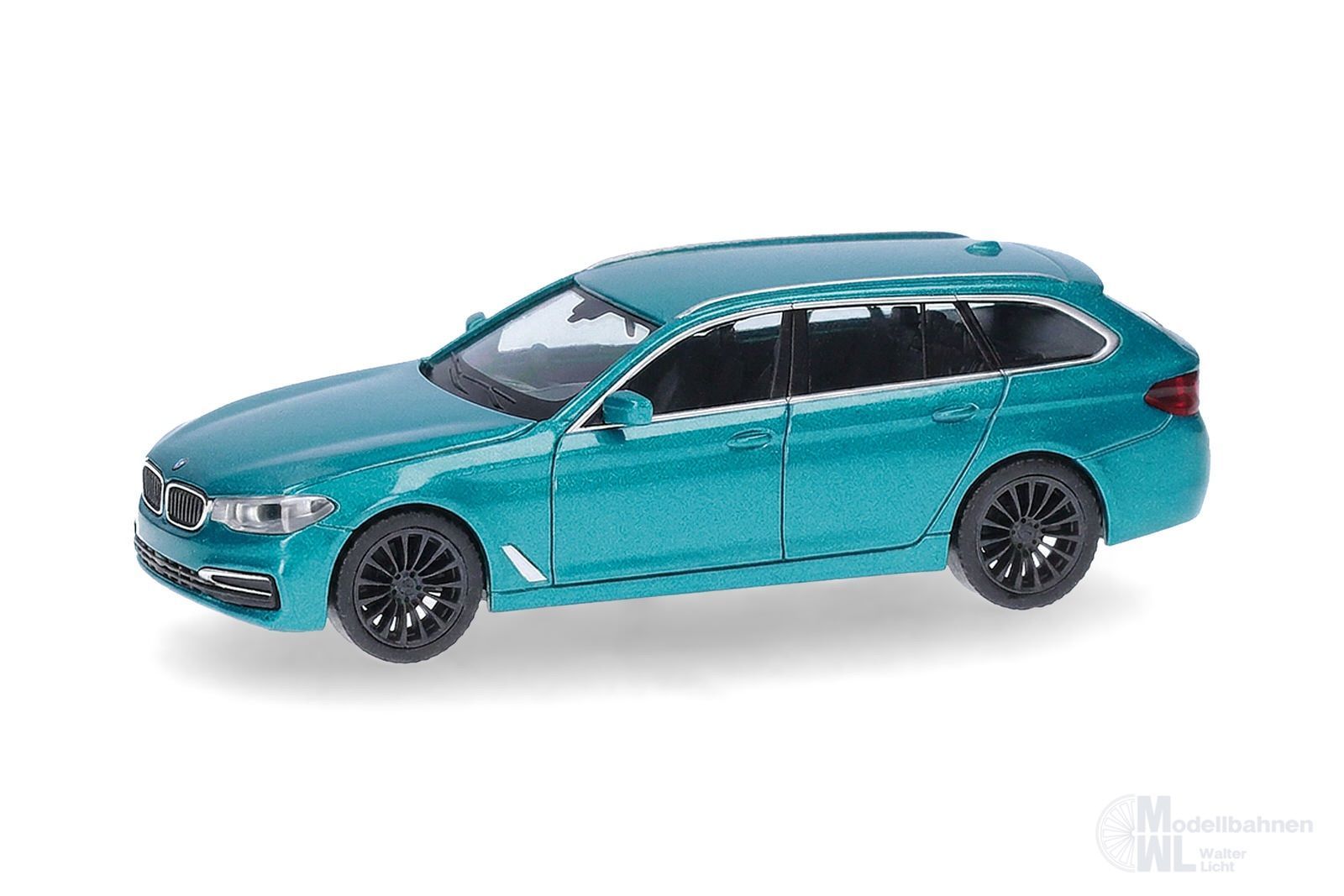 Herpa 430708-005 - BMW 5er Touring Snapper Rocks blaumetallic H0 1:87