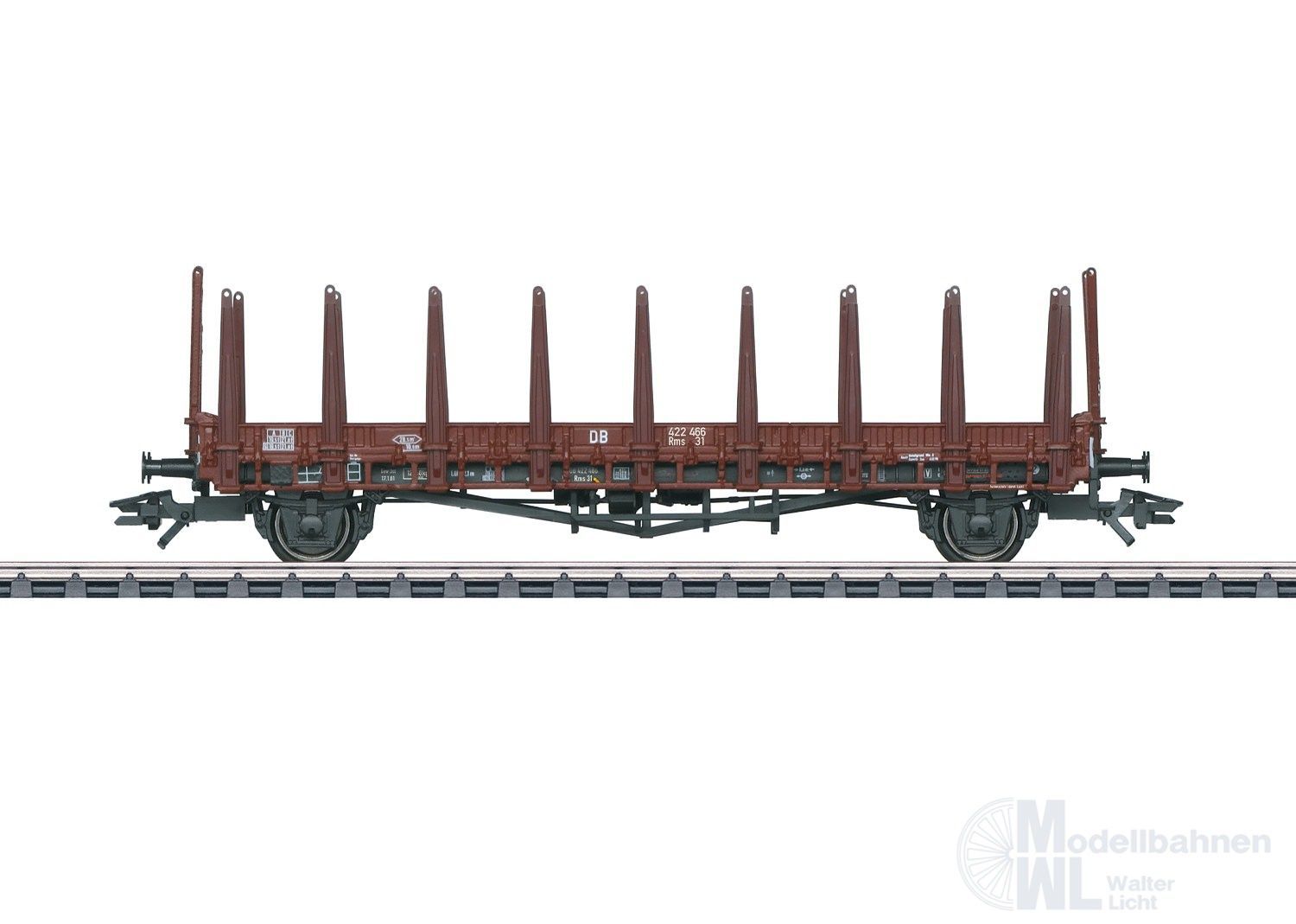 Märklin 46660 - Rungenwagen DB Ep.III Rms 31 H0/WS Märklin 46660 - Rungenwagen DB Ep.III Rms 31 H0/WS