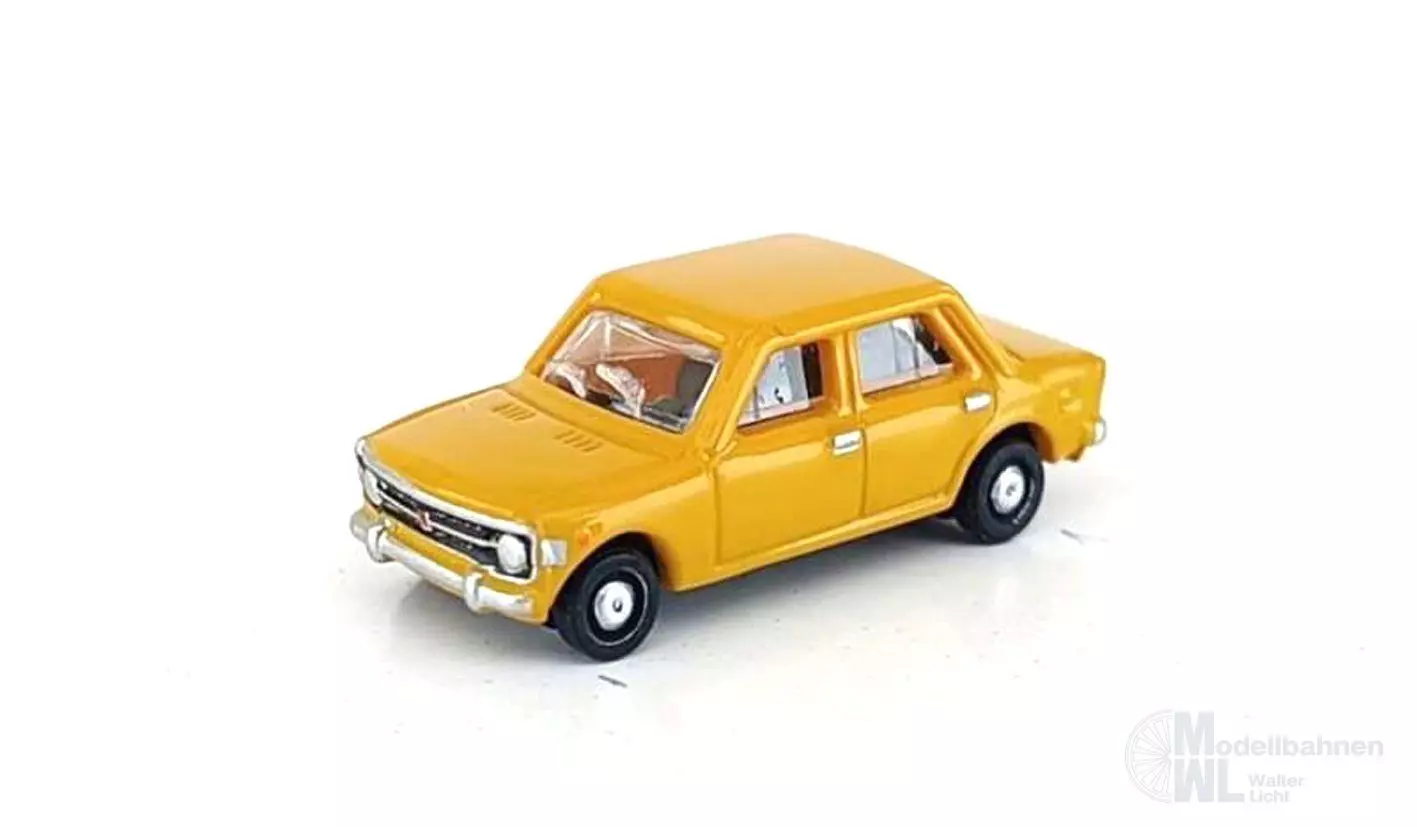 Lemke Minis 61516 - Fiat 128 gelb N 1:160