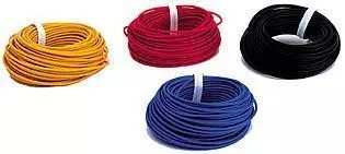 Tillig 08972 - Schaltlitze in rot blau schwarz und gelb (je 10 Meter) H0/GL