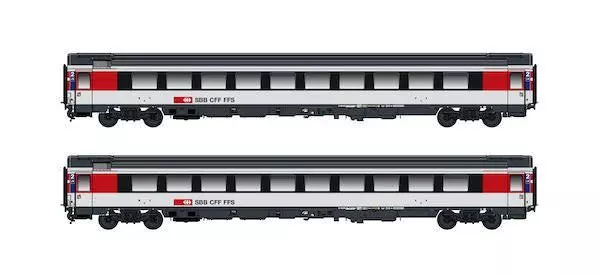 Hobbytrain 25503 - Personenwagen Set SBB Ep.V/VI 2.tlg. N 1:160