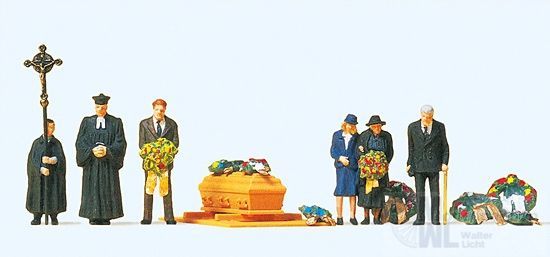 Preiser 10519 - Beerdigung evangelischer Geistlicher H0 1:87