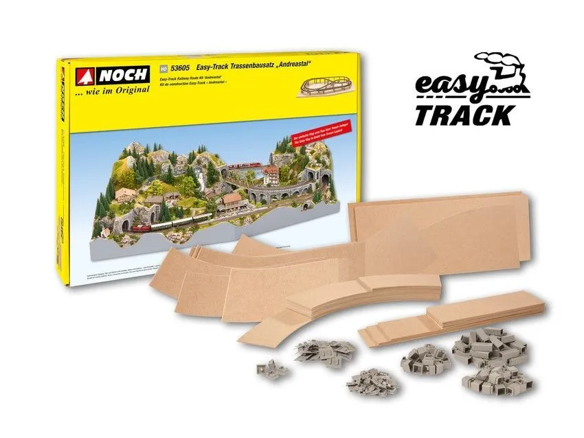 Noch 53605 - Easy-Track Trassenbausatz Andreastal H0 1:87