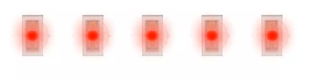 Faller 163752 - 5 SMD-LEDs, rot H0 1:87