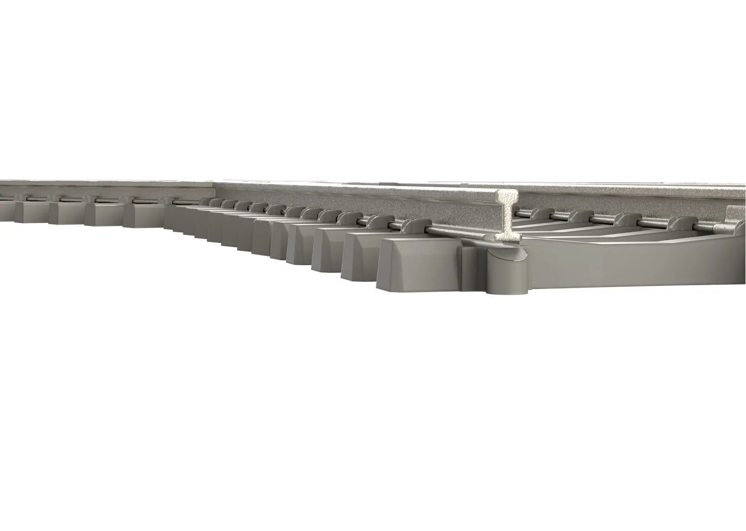Trix 14558 - Kreuzung mit Betonschwellen 30° N 1:160