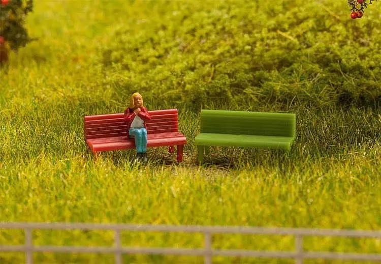 Faller 180919 - 4 Bänke H0 1:87