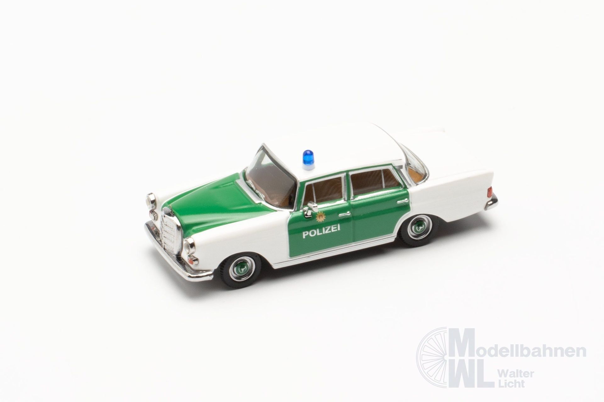 Herpa 097208 - Mercedes-Benz Heckflosse Polizei Hamburg H0 1:87