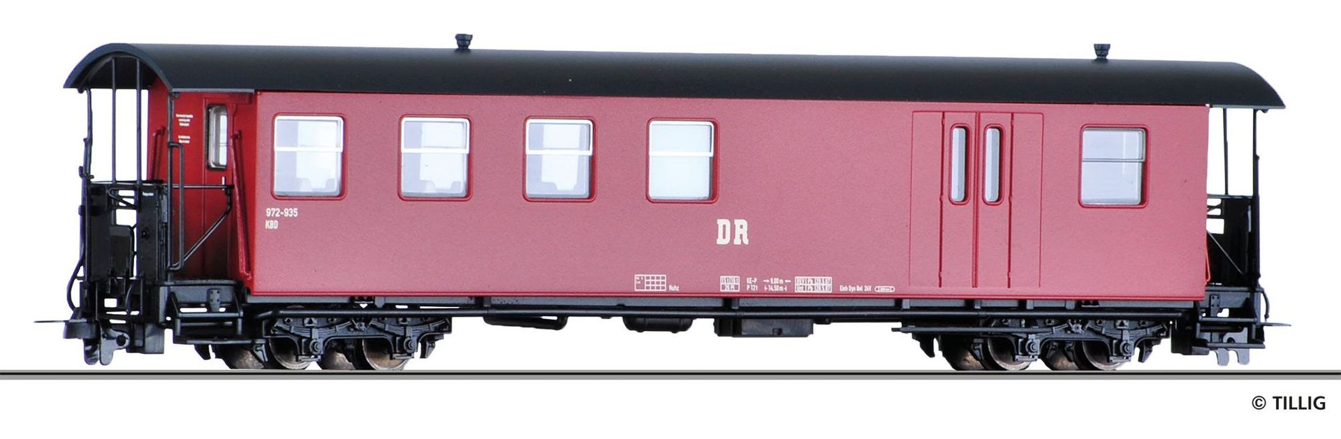 Tillig 13940 - Packwagen DR Ep.IV KBD4i H0m