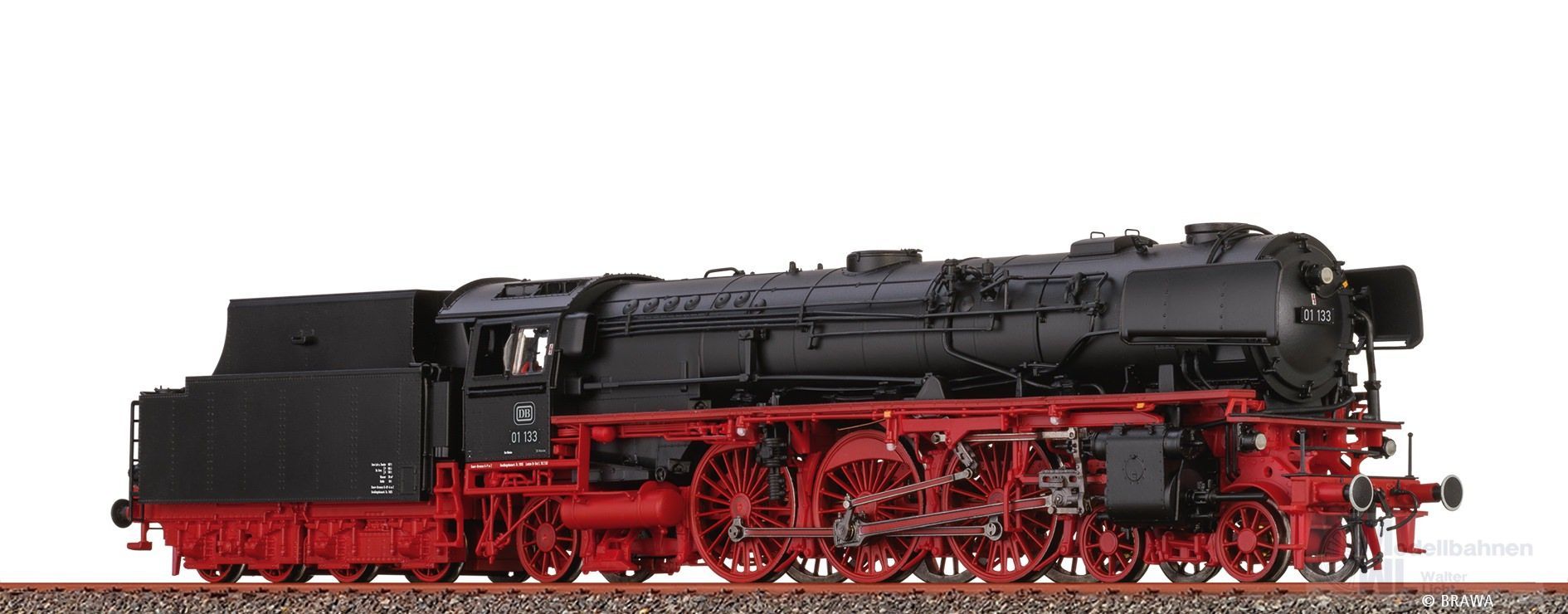Brawa 70088 - Dampflok BR 01 133 DB Ep.III H0/GL
